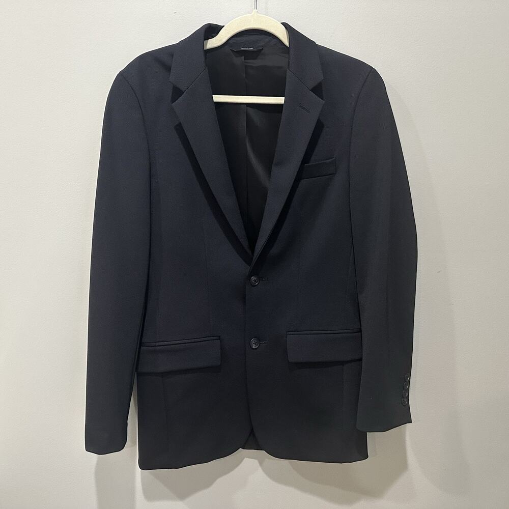 Apt 9 Blazer Men’s Slim Fit S 34-36 Black Sport Coat Jacket EUC